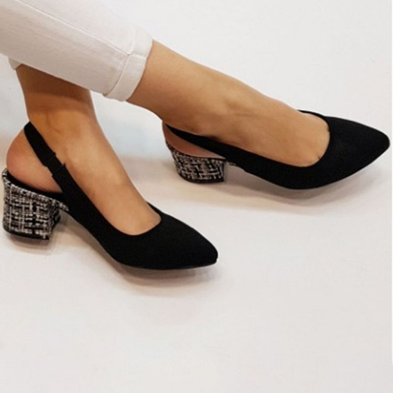 Ethnic Σανδάλια Με Κλειστά Δάχτυλα Slip-On Slingback Strap