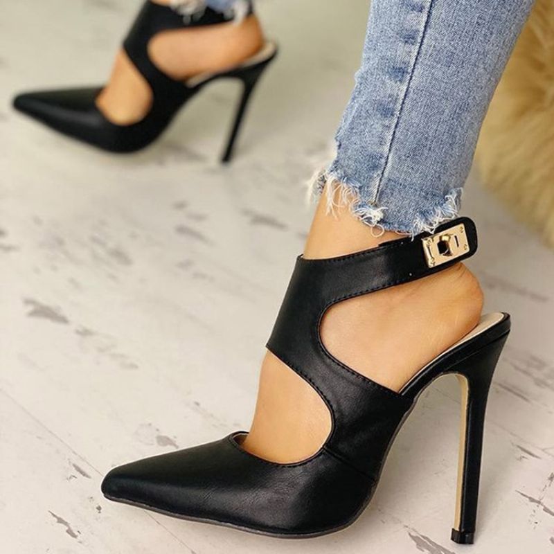 Γυναικεία Σανδάλια Με Αγκράφα Stiletto Heel Μυτερά